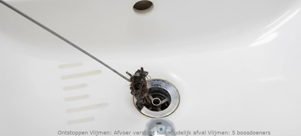 Afvoer verstopt huishoudelijk afval Vlijmen: 5 boosdoeners