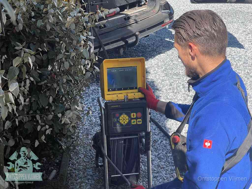Rioolinspectie met camera in Vlijmen